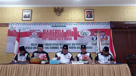 FORKABI Kota Bekasi Gelar Rakerda Ke 1 Untuk Rumuskan Program Kerja