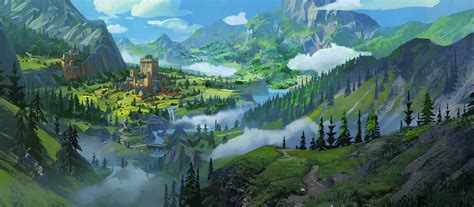 Tyler Edlin Fantasy Landscape 1