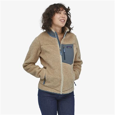 Womens Patagonia Classic Retro X Fleece Jacket Dark Natural Wplume