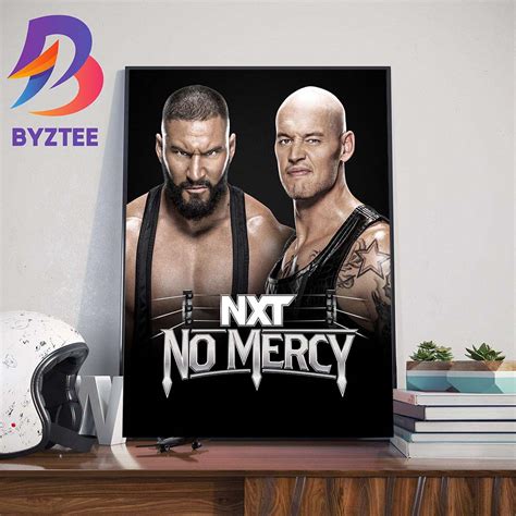 Bron Breakker Vs Baron Corbin At Nxt No Mercy Wall Decor Poster Canvas