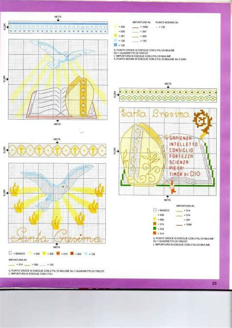 Pin Di Stefania Passalacqua Su Punto Croce Cresima E Comunione Punto