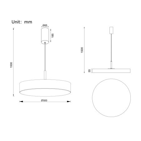 Modernus šviestuvas pakabinamas LIGHT PLAN LEO 5108 50 BT jaukiems namams