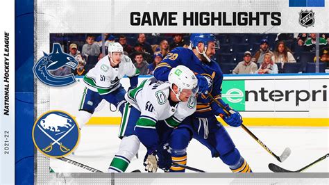 Canucks Sabres 10 19 21 NHL Highlights YouTube