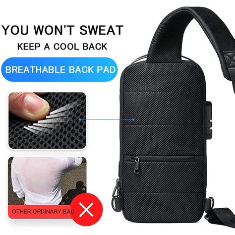 Cheap Men S Waterproof Oxford Crossbody Bag Anti Theft Sling Bag