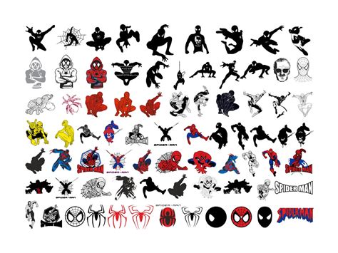 Spiderman Svg Bundle Bundle Svg Layered Spiderman Png Files Svg For