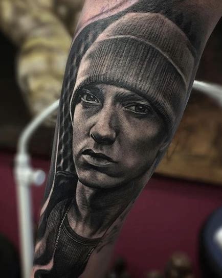 Best 38 Eminem Fan Tattoos – NSF – Music Magazine | Eminem, Eminem ...