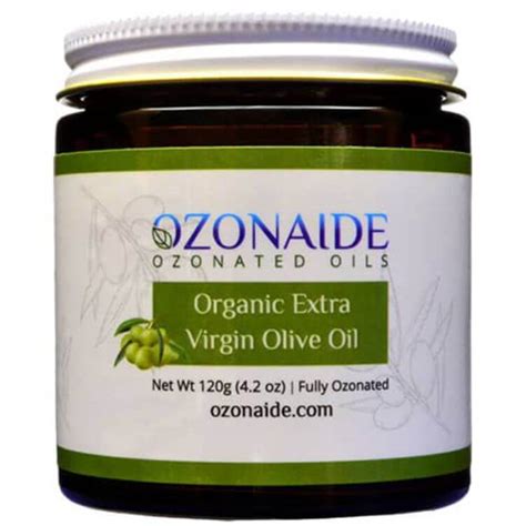 Ozonated Extra Virgin Olive Oil Organic 4 Oz Ozonaide