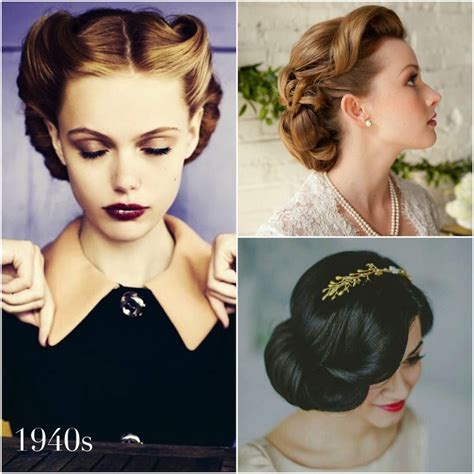 Vintage Wedding Hairstyles A Brief History Percy Handmade 1940s Hairstyles Vintage