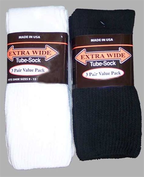 Threads Big And Tall Extra Wide Socks Extra Wide Comfort Tube Sock