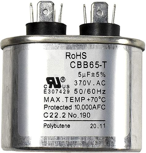 Hqrp Uf V Run Capacitor Compatible With Genteq C L L Ge Oval