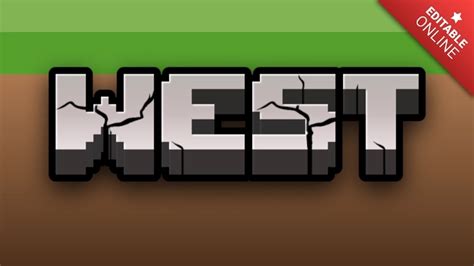 West D Minecraft G N Rateur D Effet De Texte