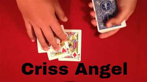 One Of Criss Angels Best Card Tricks Revealed Youtube