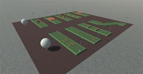 Mini Golf Course 3D model | CGTrader