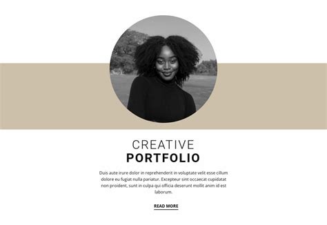 Creative designer portfolio - Website Design by Nicepage