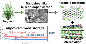 N And S Co Doped Nanosheet Like Porous Carbon Derived From Sorghum