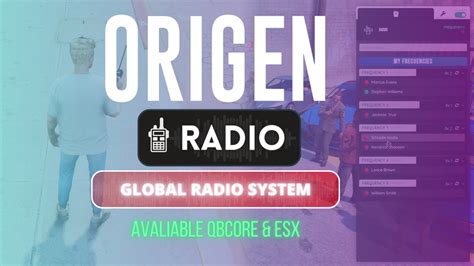 Origen Network Store Origen Radio Version Esx Qbcore