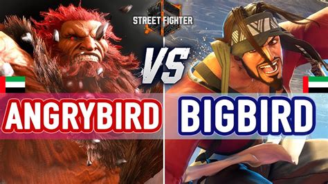 Sf6 🔥 Angrybird Akuma Vs Bigbird Rashid 🔥 Sf6 High Level Gameplay