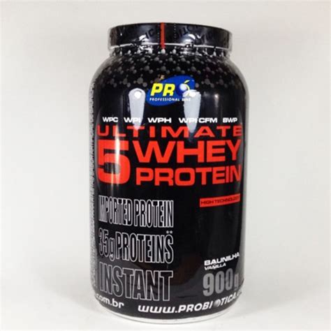 Ultimate 5 Whey Protein Baunilha 900g Probiotica