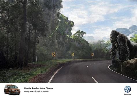 Volkswagen Print Advert By ESA Saint Luc King Kong Ads Of The World