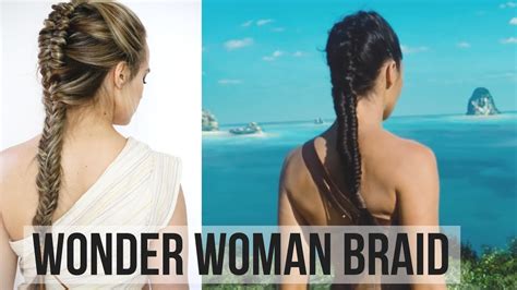 Wonder Woman Braid Hair Tutorial Kayleymelissa Youtube