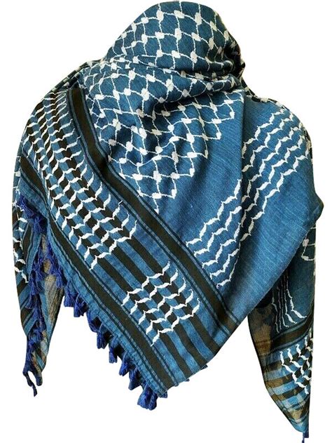 Keffiyeh Scarf Shemagh 100 Cotton Original Arab Kufiya Made Etsy