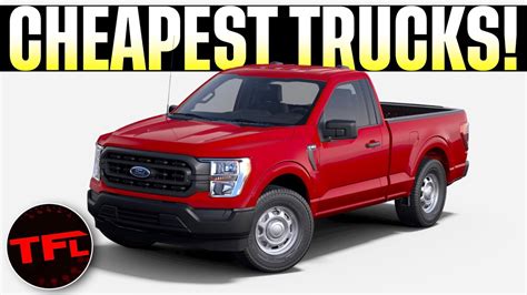 These Are The Cheapest New Trucks From Every Manufacturer Youtube