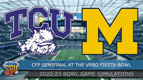 Michigan Vs Tcu Cfp Semifinal At The Vrbo Fiesta Bowl 12 31 Full