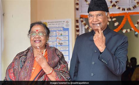 Delhi Assembly Elections 2020 President Ram Nath Kovind Wife Cast