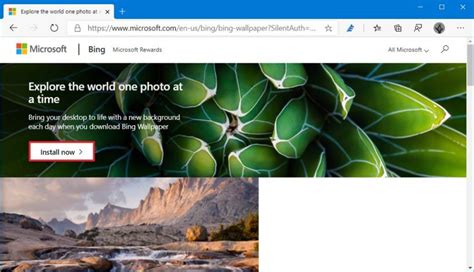 How to set daily Bing images as desktop wallpapers on Windows 10 - Pureinfotech