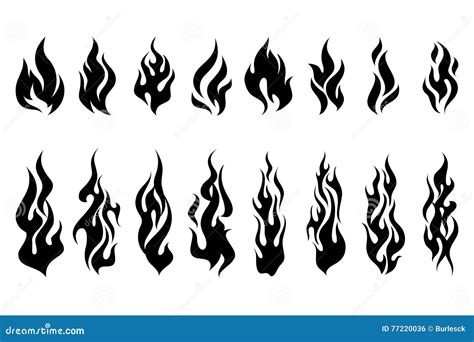 Vector Fire Emergency Icons. Signs Of Evacuations. Fire Alarm. Royalty ...