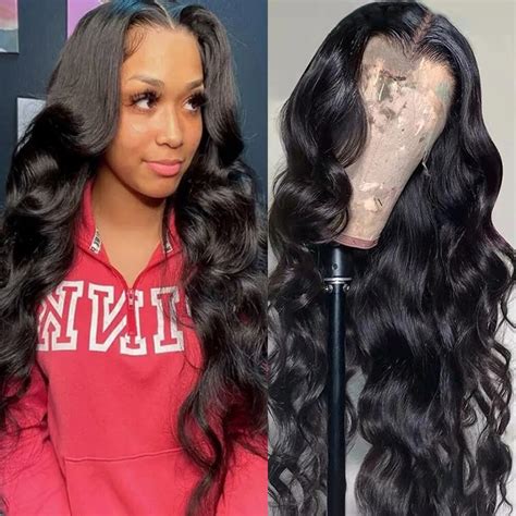 250 Density 30 32 Inch Lace Front Human Hair Wig Brazilian Body Wave