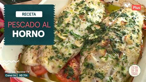 Cocina En Un Toque Receta Pescado Al Horno Youtube