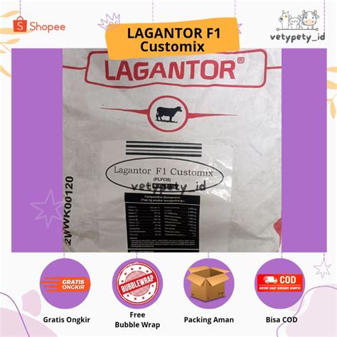 Jual Lagantor F Customix Premix Penggemukan Ternak Mencegah Ambruk