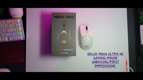 Delux M Ultra K Gaming Mouse Unboxing And First Impressions Best