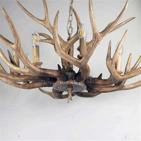 Antler Light Pendant Chandelier Deer Bitola Lighting And Fans