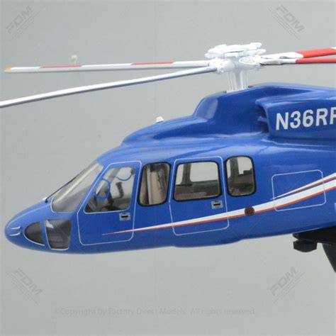 Custom Made Sikorsky S-76D Model Helicopter with Detailed Interior ...