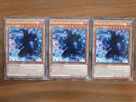 3x Yu Gi Oh Led6 De006 Magier Der Dunklen Illusionen Rare Nm 1st Ed Eur 4 49 Picclick De