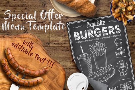 Restaurant Special Menu Flyer ~ Flyer Templates ~ Creative Market