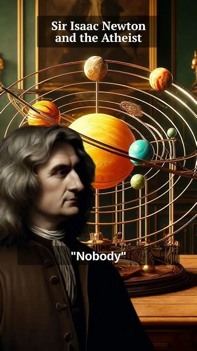 Sir Isaac Newton And The Atheist Atheism Belief Solarsystem Creation Youtube