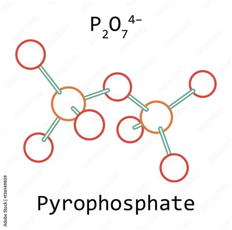 molecule Pyrophosphate Stock Vector | Adobe Stock