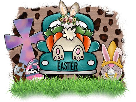 Happy Easter Truck Hammertimes Custom Designs