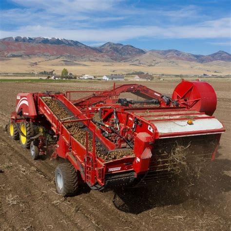 Row Harvester Machine Airsep Spudnik Equipment Company Llc