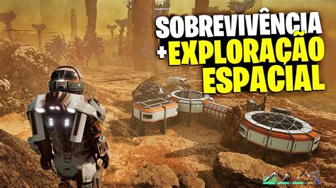 JOGO DE SOBREVIVÊNCIA e EXPLORAÇÃO NO ESPAÇO CAÍMOS EM UM PLANETA