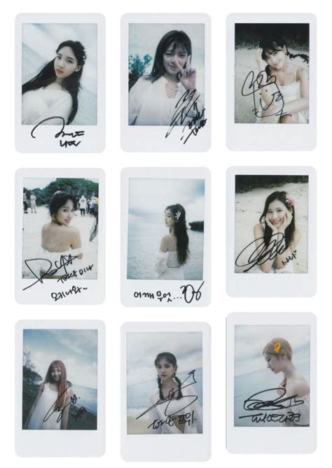 TWICE Summer Nights Monograph Pc Set Photo Cards Photocard