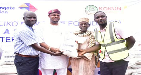 Consumerconnect National Food Intervention Dangote Foundation Shares