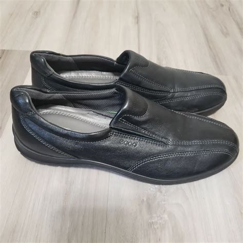 Ecco Black Loafers Cheap Sale Bellvalefarms