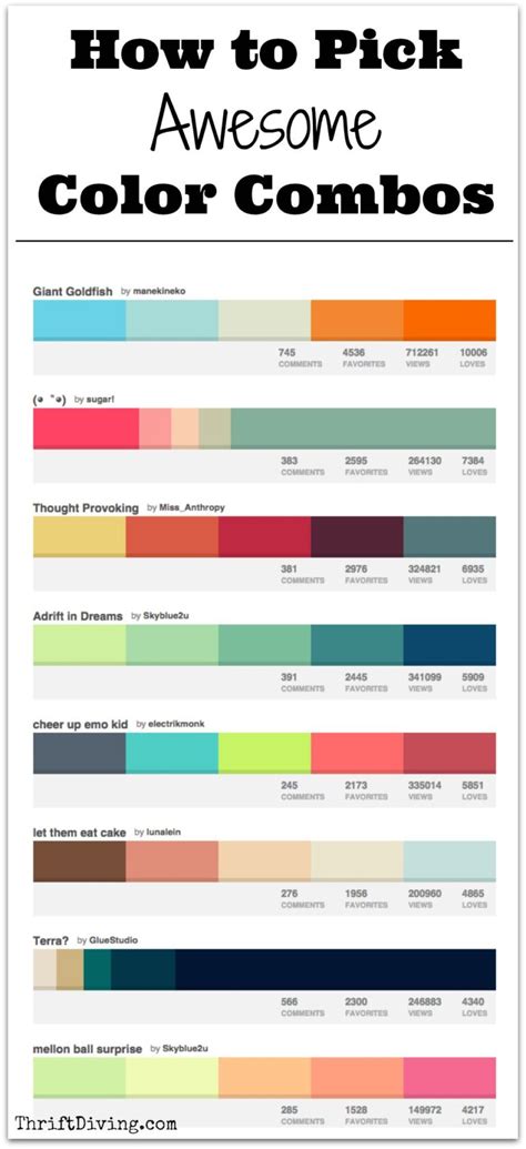 How to Pick Awesome Color Combos