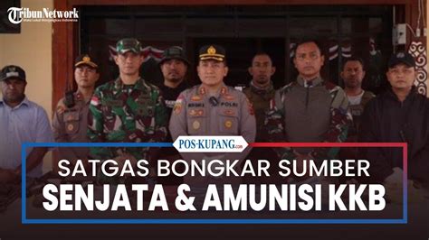 Satgas Damai Cartenz Bongkar Sumber Senjata Dan Amunisi KKB Papua Di