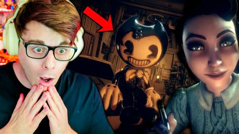 Good Bendy Bendy And The Dark Revival Official Trailer Reaction Youtube