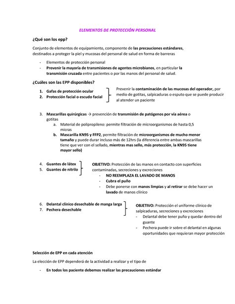 Curso De Epp Elementos De Proteccin Personal Qu Son Los Epp